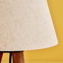 Opviq Lámpara de Mesa AYD-3424 Crema